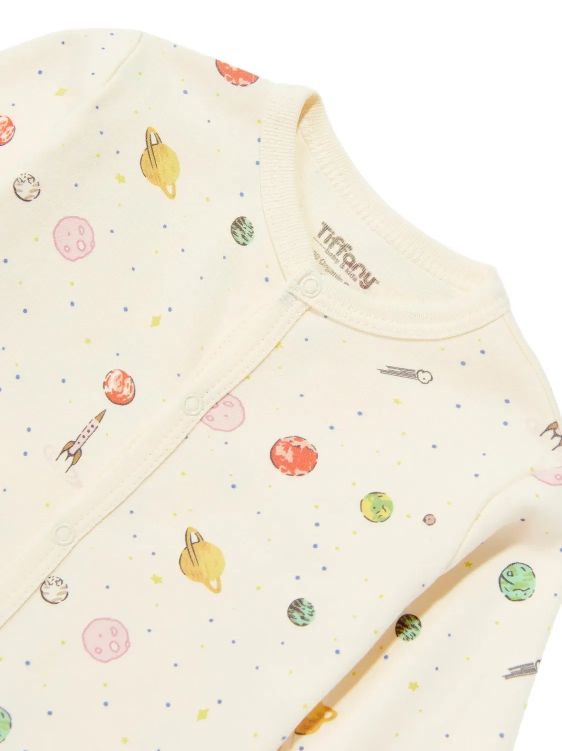 Боди с принтом Tiffany Kids, нейтральные цвета — фото 4