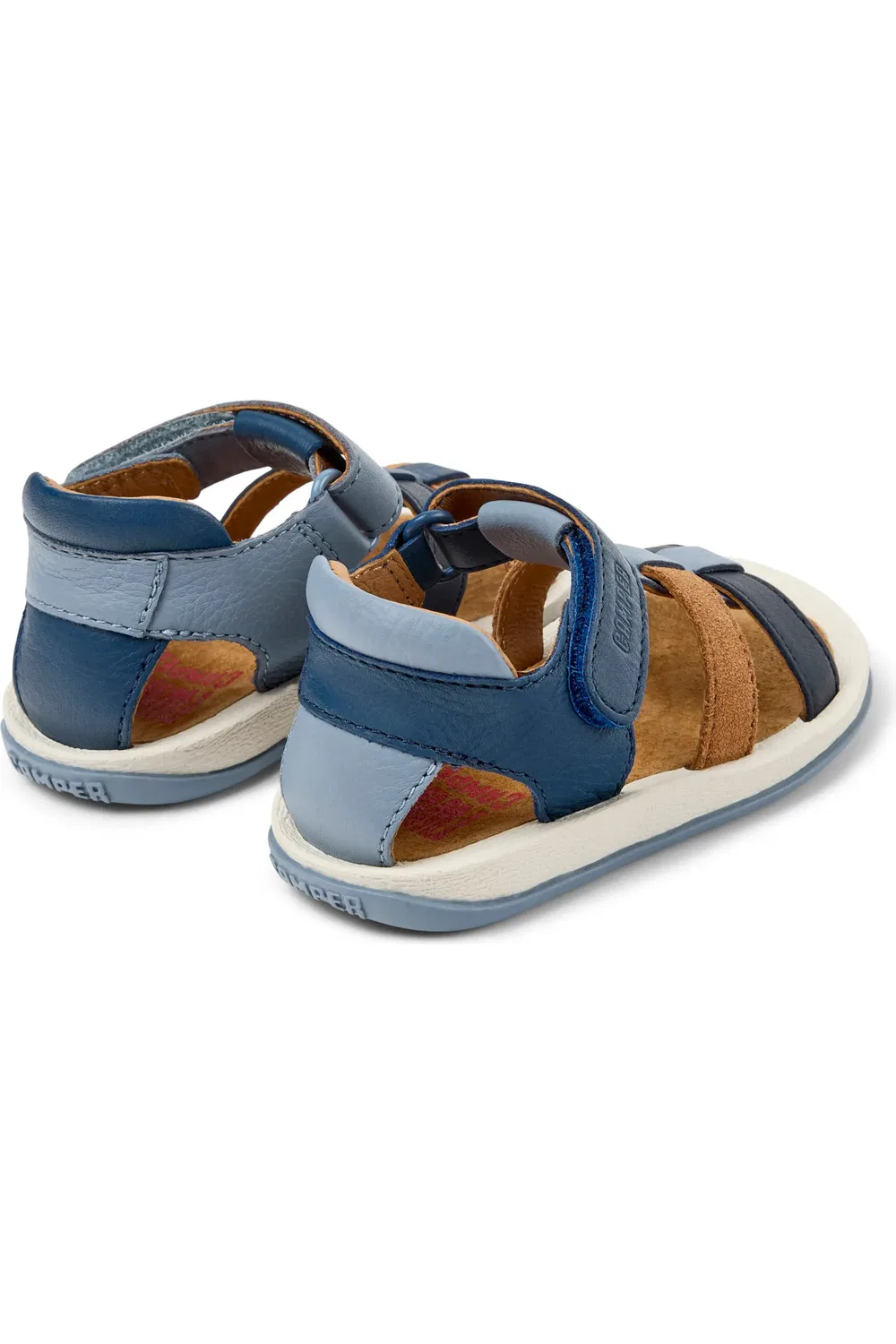 Сандалии детские Camper Bicho Twins Mismatch, эргономичная подошва, Blue Multi