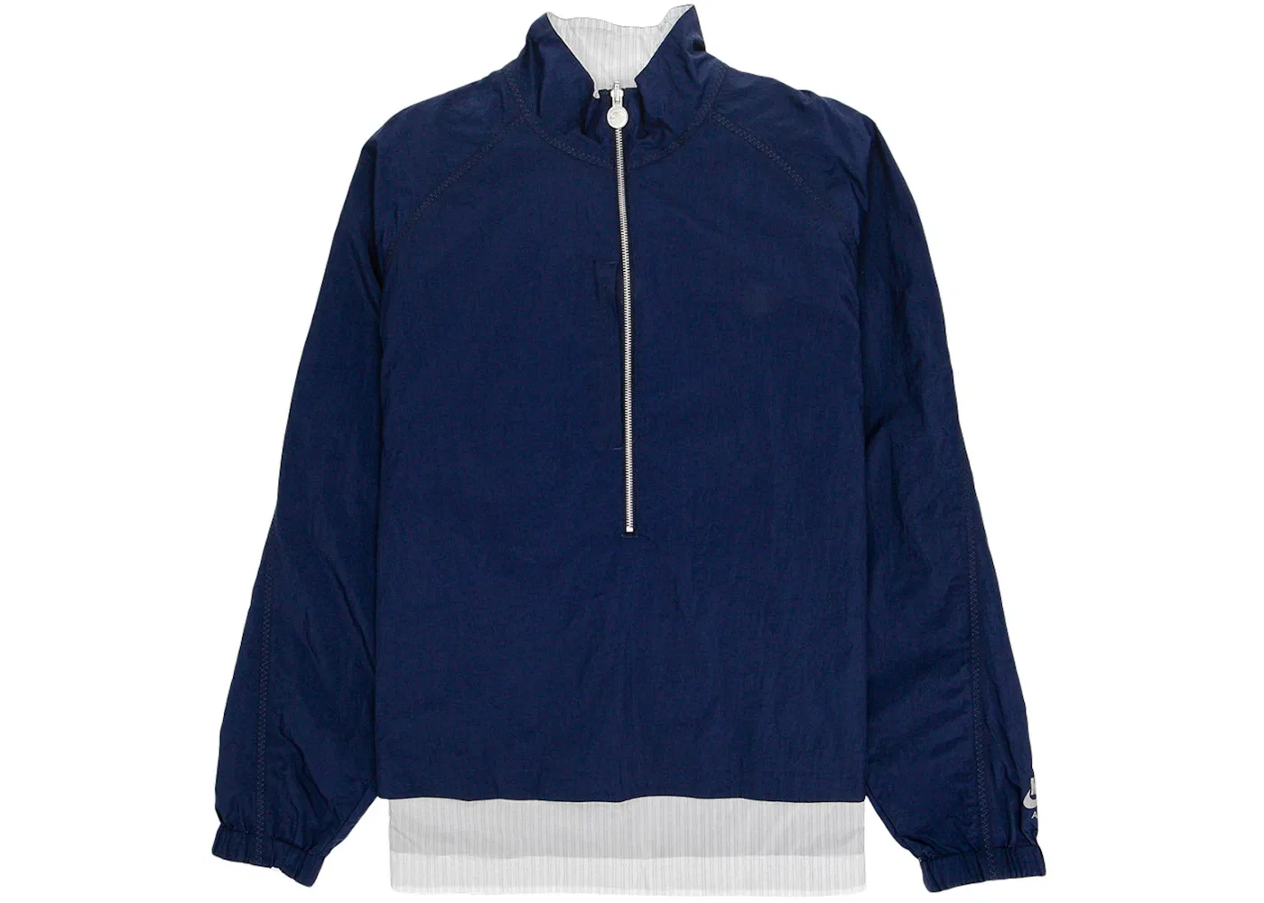 Мужская ветровка легкая с водонепроницаемой отделкой Nike Windbreaker, Navy/White — фото 2