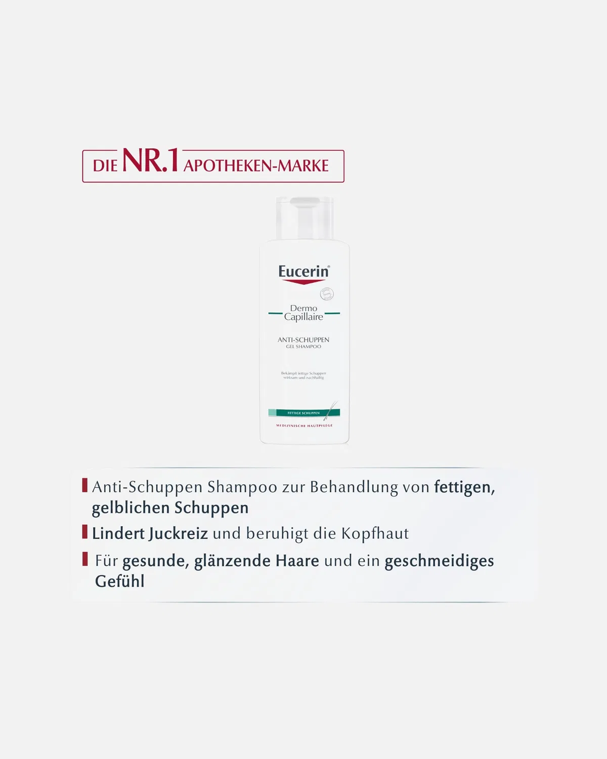 Дермокапиллярный шампунь против перхоти Eucerin, 250 Ml — фото 2