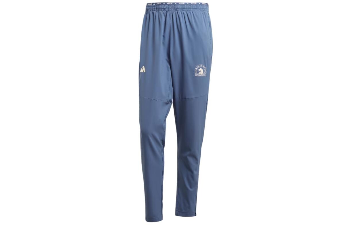 

Повседневные брюки Boston Marathon мужские синие Adidas, синий