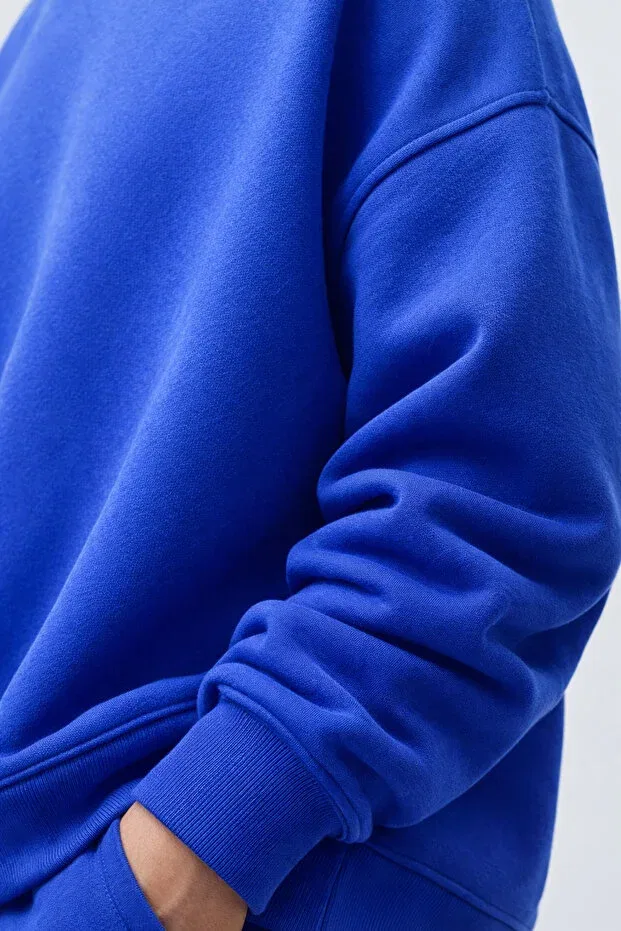 Детский комплект для девочек с принтом Iconic Karl Lagerfeld Printed Hooded Sweatshirt And Sweatpants Set Svart Wear, Navy Blue — фото 2