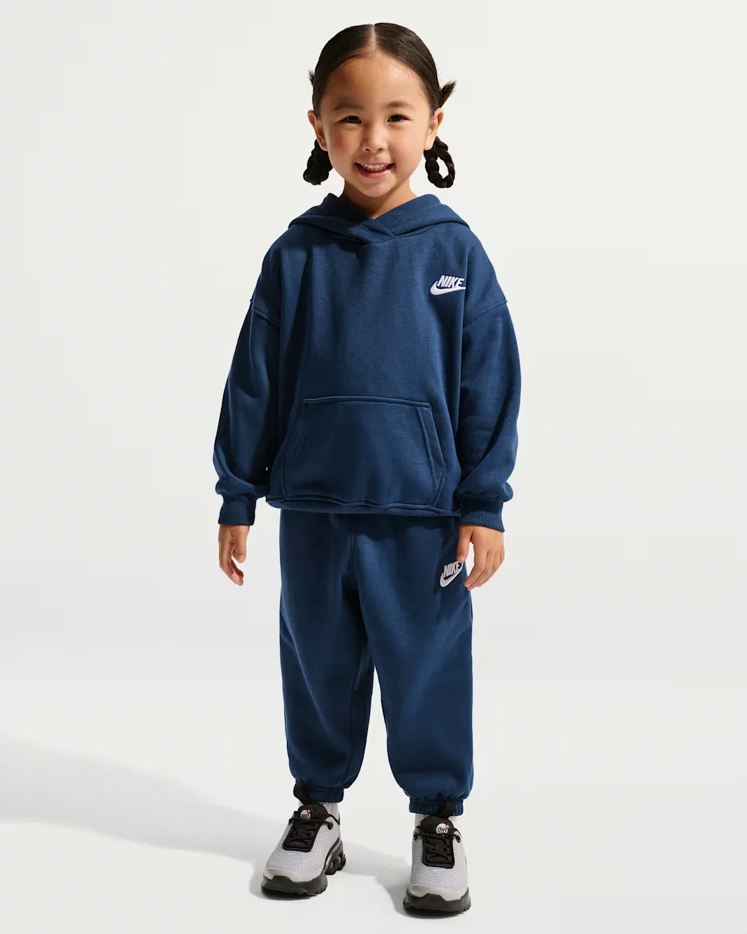 Детский комплект одежды увеличенного размера (2 предмета) Nike Club Fleece, Midnight Navy