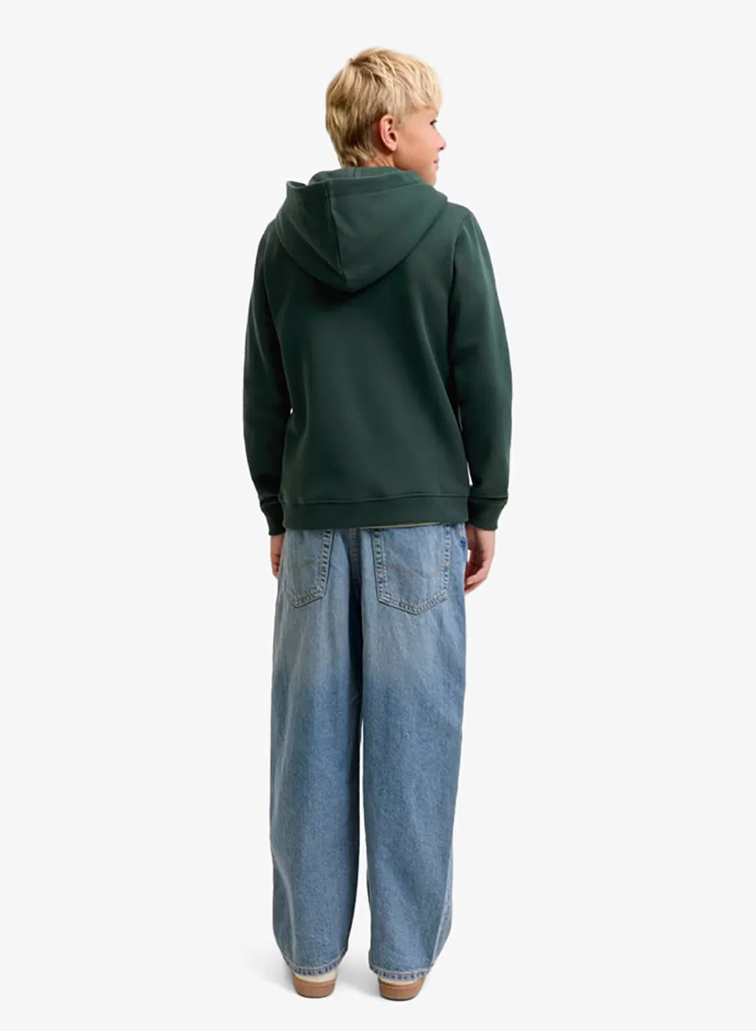 Худи на молнии с капюшоном Jack & Jones Junior, жук — фото 2