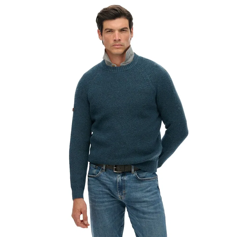Свитер Chunky Raglan Superdry, синий