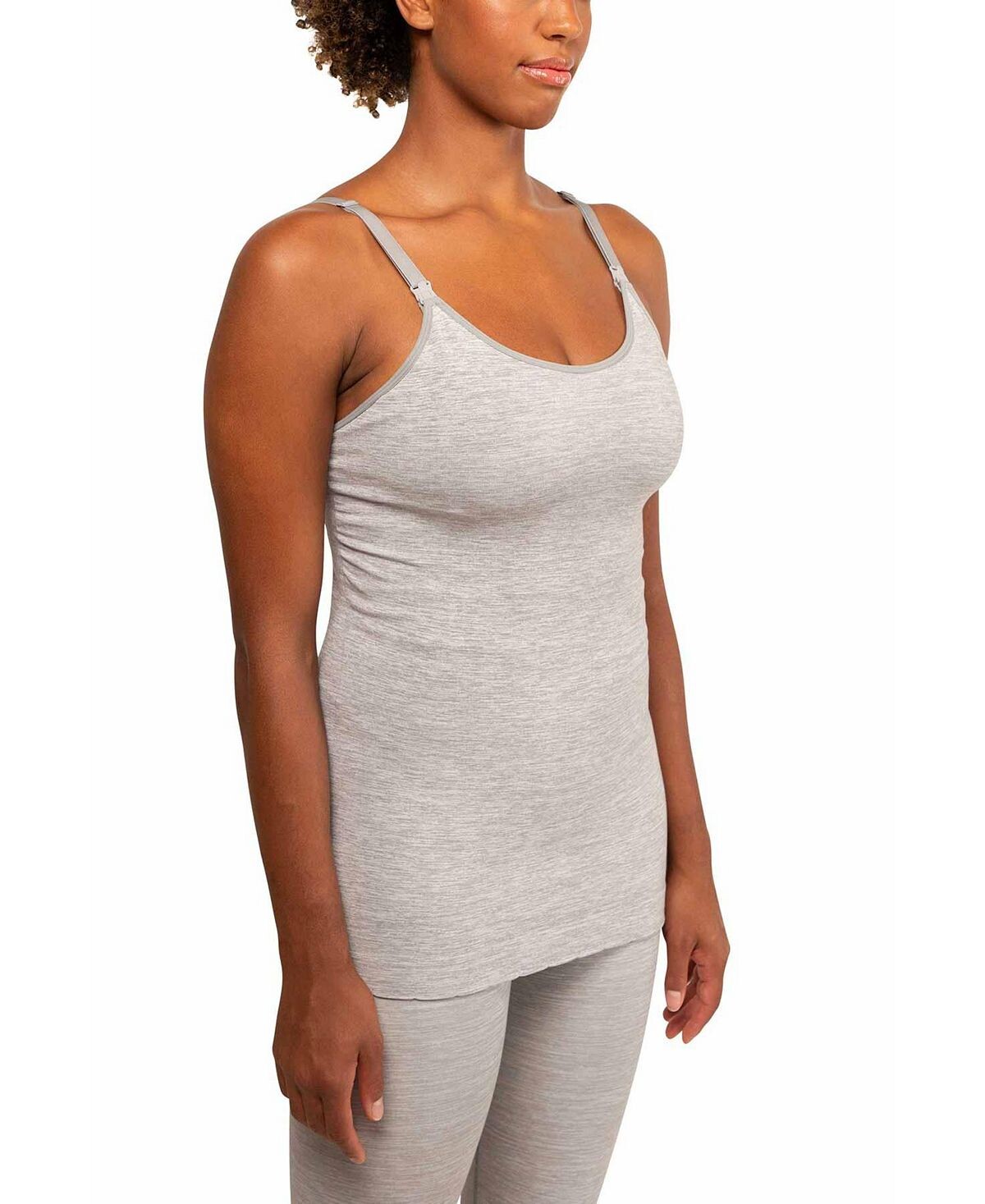 

Бесшовная майка Modern Eternity Maternity для кормления, серый