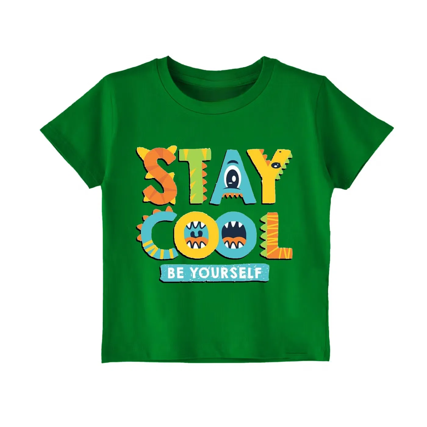Футболка с принтом Stay Cool Be Yourself Yoo Street, зеленый