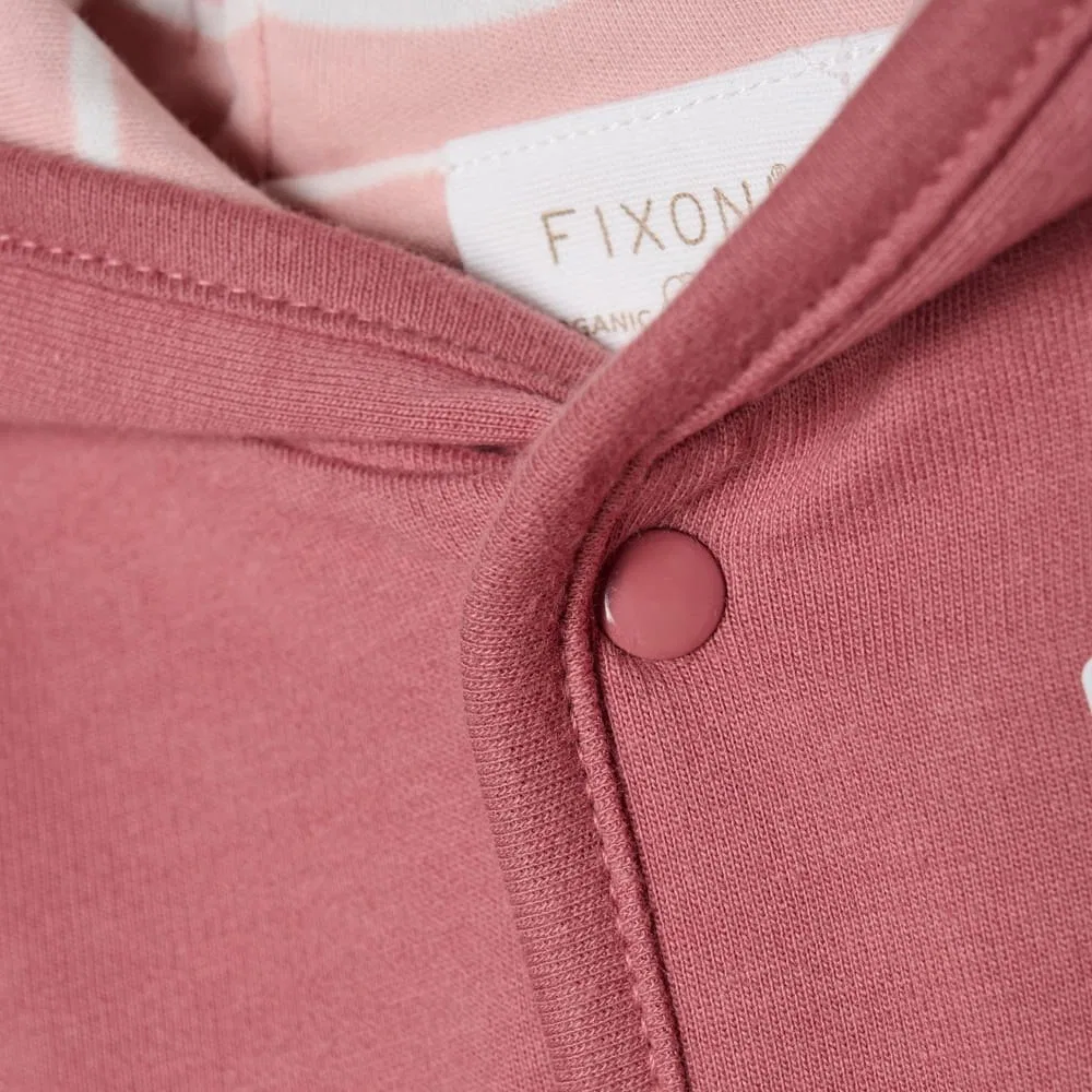 Кардиган детский вязаный Reversible Cardigan Fixoni, красный — фото 3