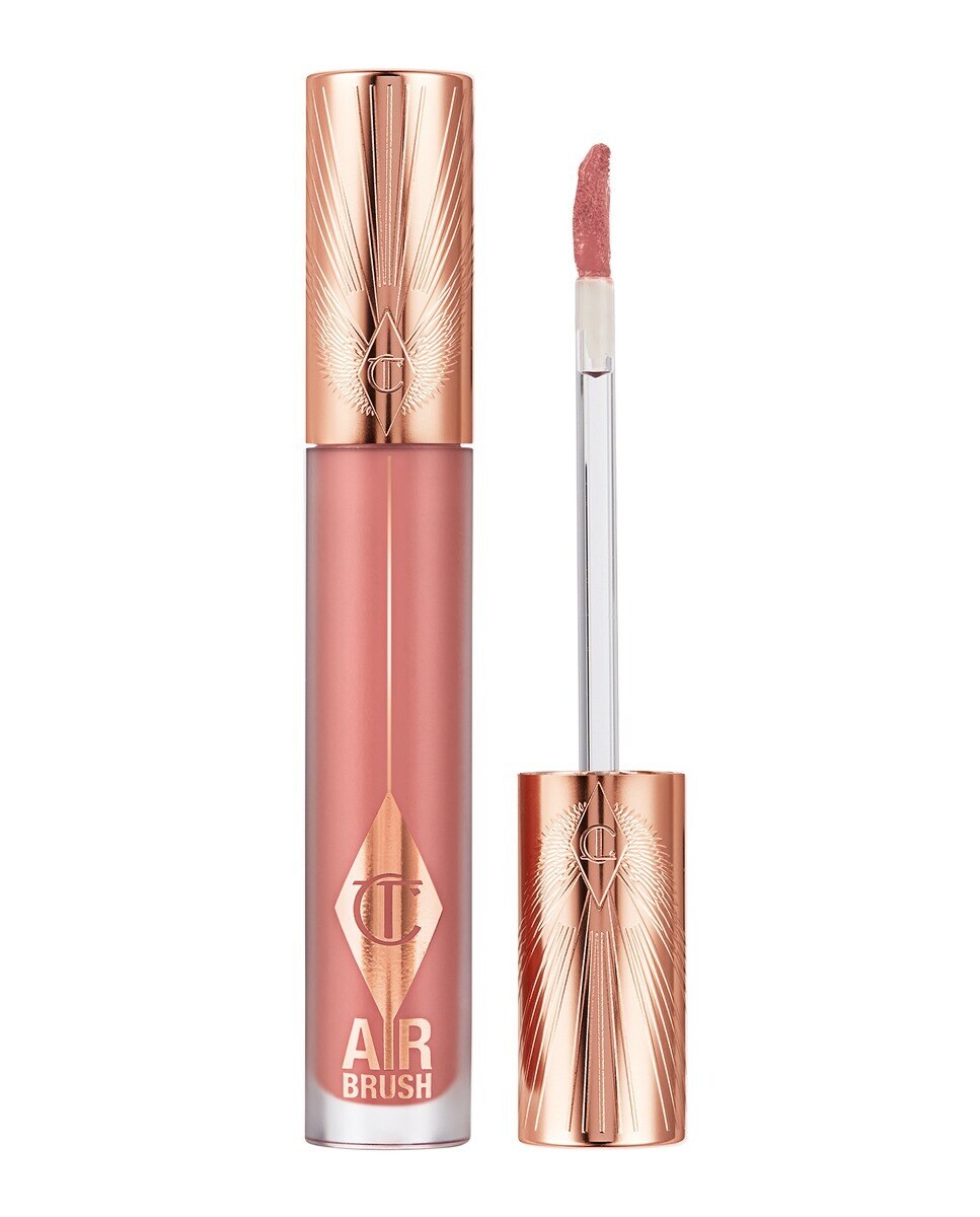

Жидкая губная помада Charlotte Tilbury Airbrush Flawless Lip Blur, оттенок Pillow Talk Blur