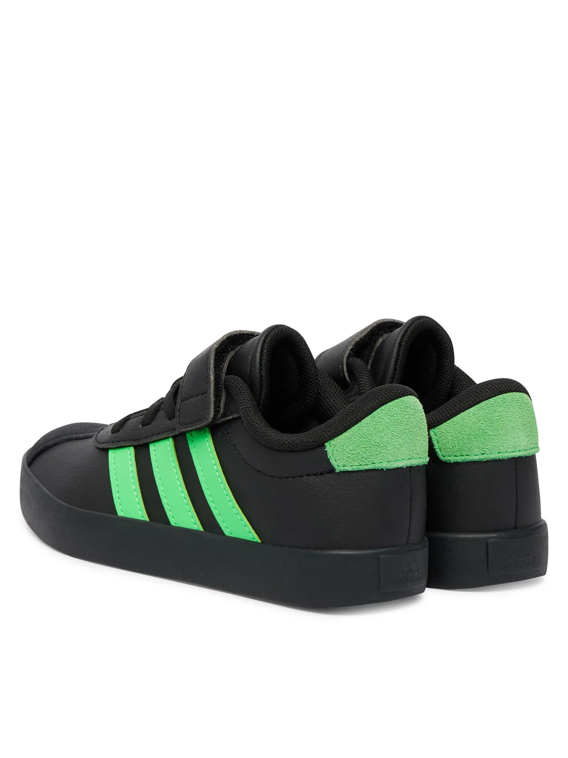 Кроссовки для мальчика Vl Court Skateboarding Shoes Kids Adidas, черный — фото 3
