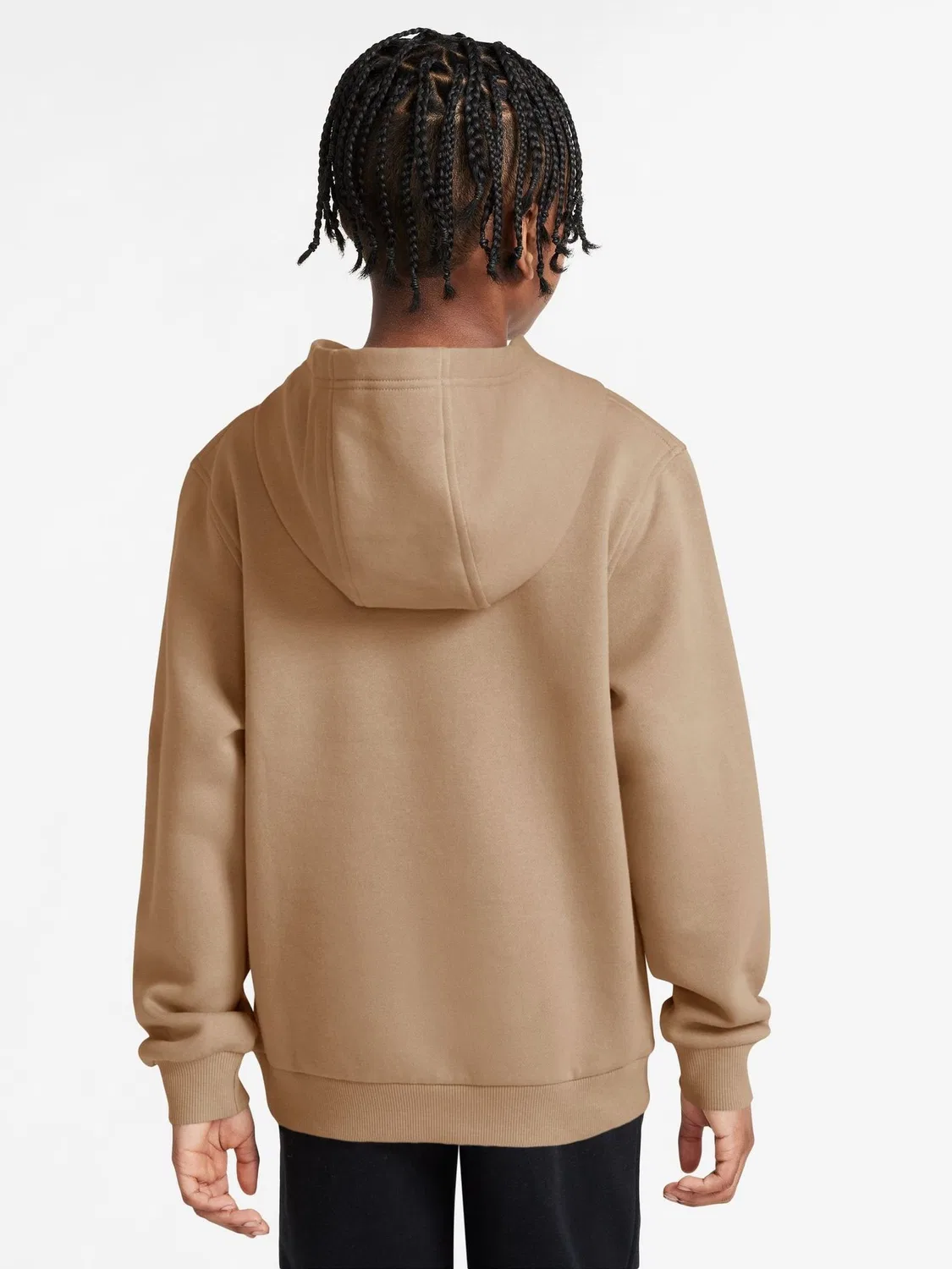 Толстовка Club Fleece Pullover Hoodie Nike, Natural Linen — фото 2