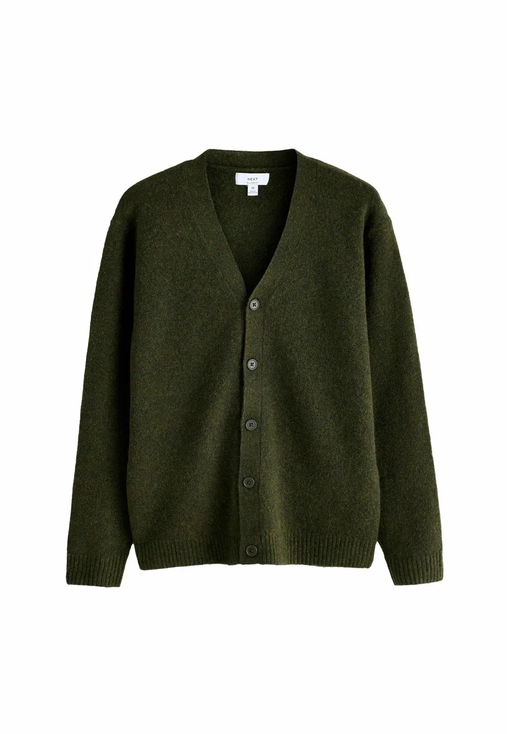 Уютный кардиган свободного кроя - кардиган Next, Khaki Green