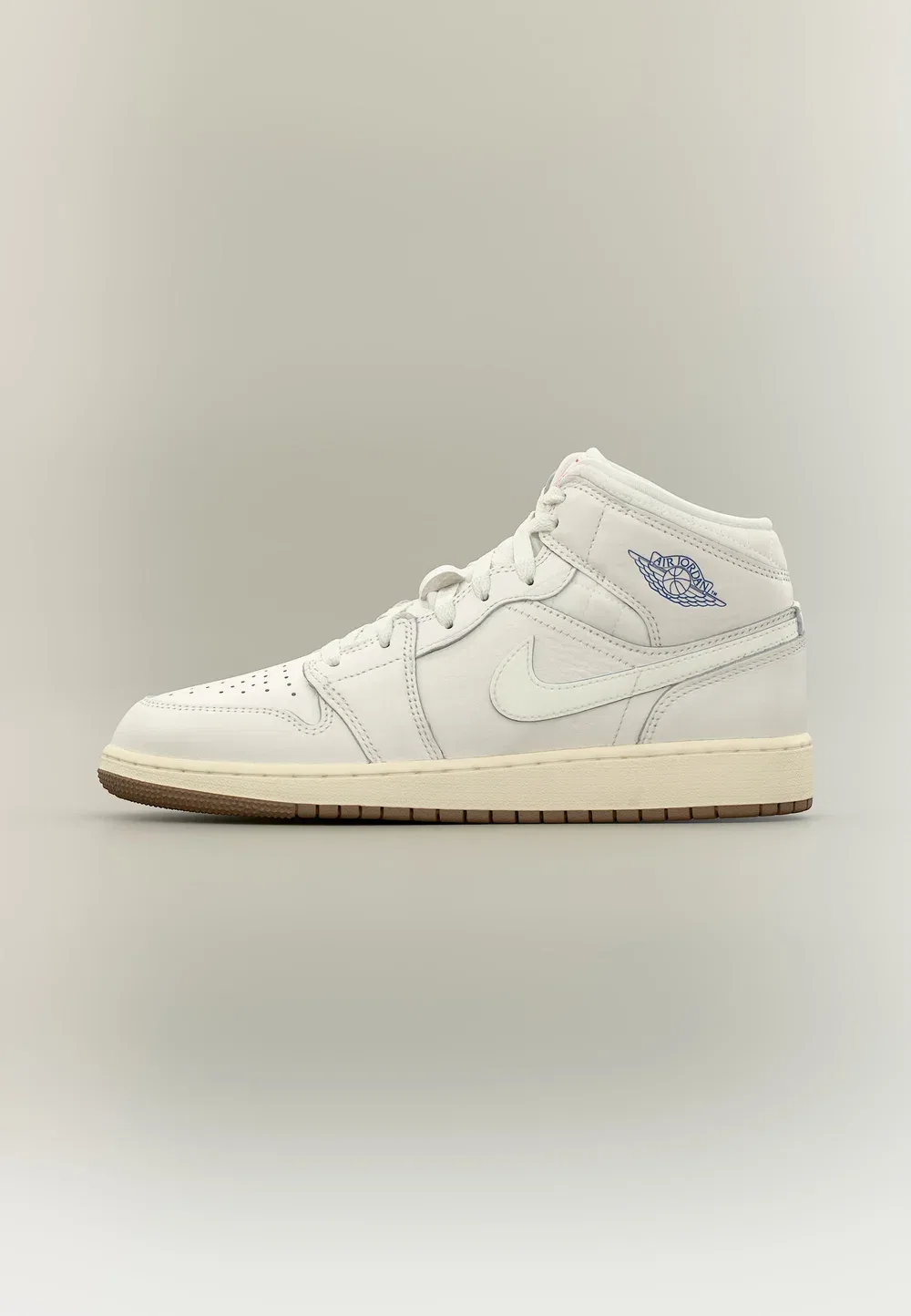 Air 1 mid se унисекс - высокие кроссовки Jordan, Phantom/Sail/Dark Brown/Infrared /Old Royal