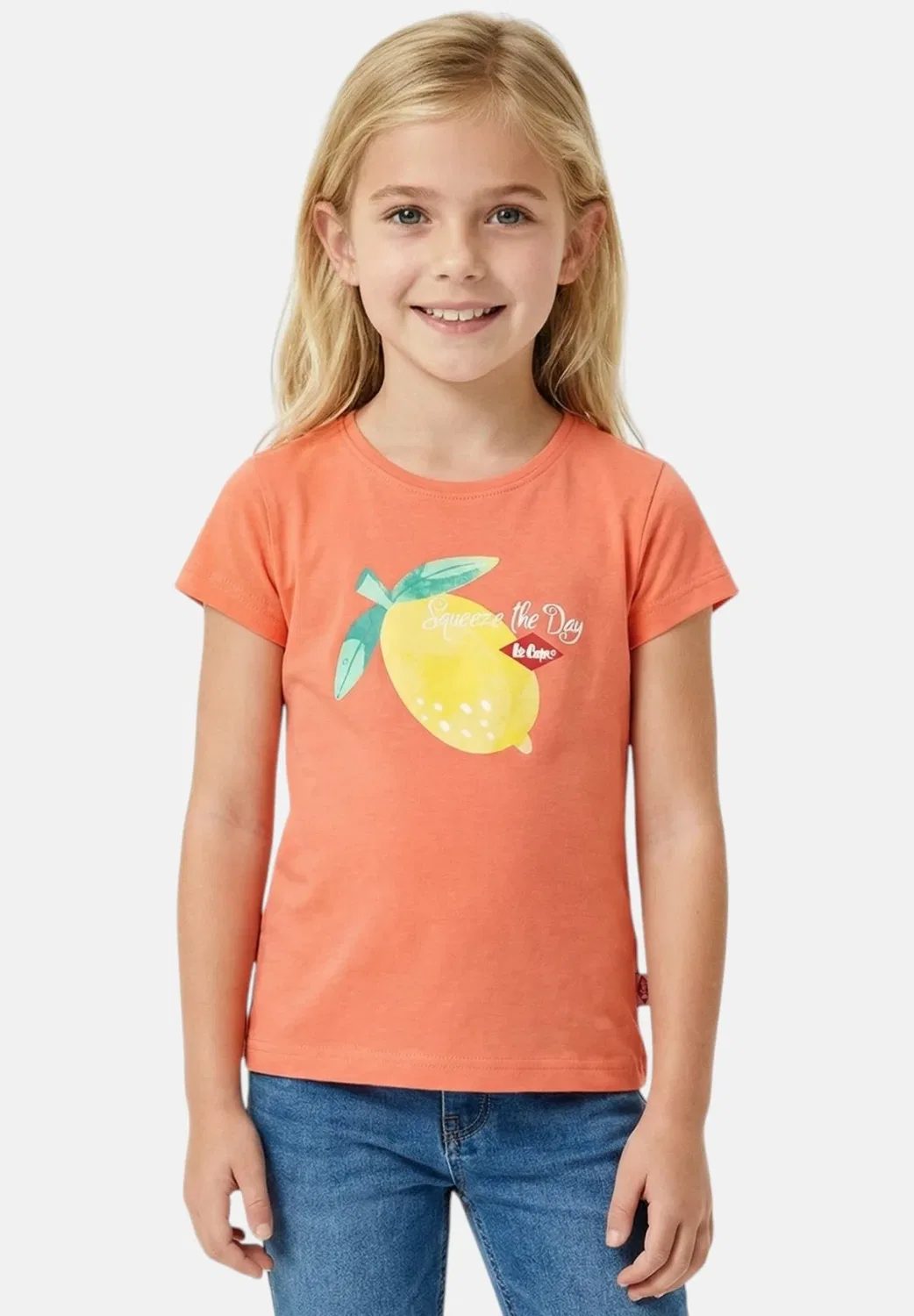 Футболка с принтом Lee Cooper, Orange