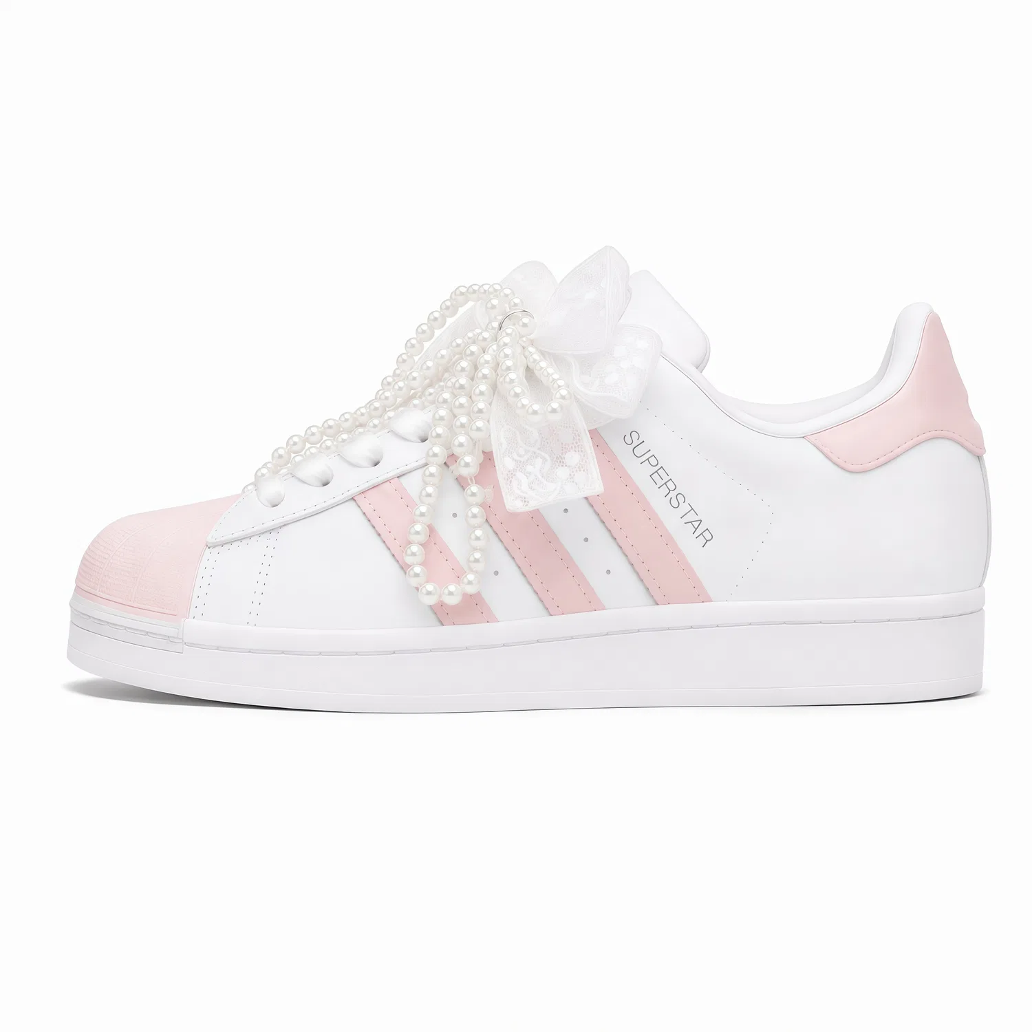 Детские кроссовки для скейтбординга низкие Adidas, White Pink — фото 3