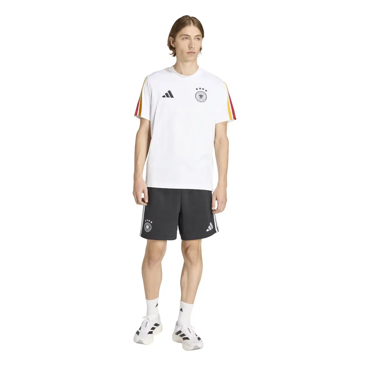 Мужская футболка с принтом Alemania Mundial 2026 DNA adidas, Blanco — фото 3