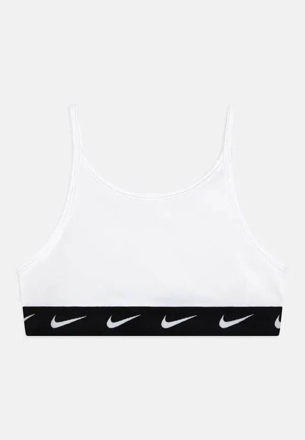 Спортивный бюстгальтер без косточек Df one bra Nike Performance, White/Black, белый/черный