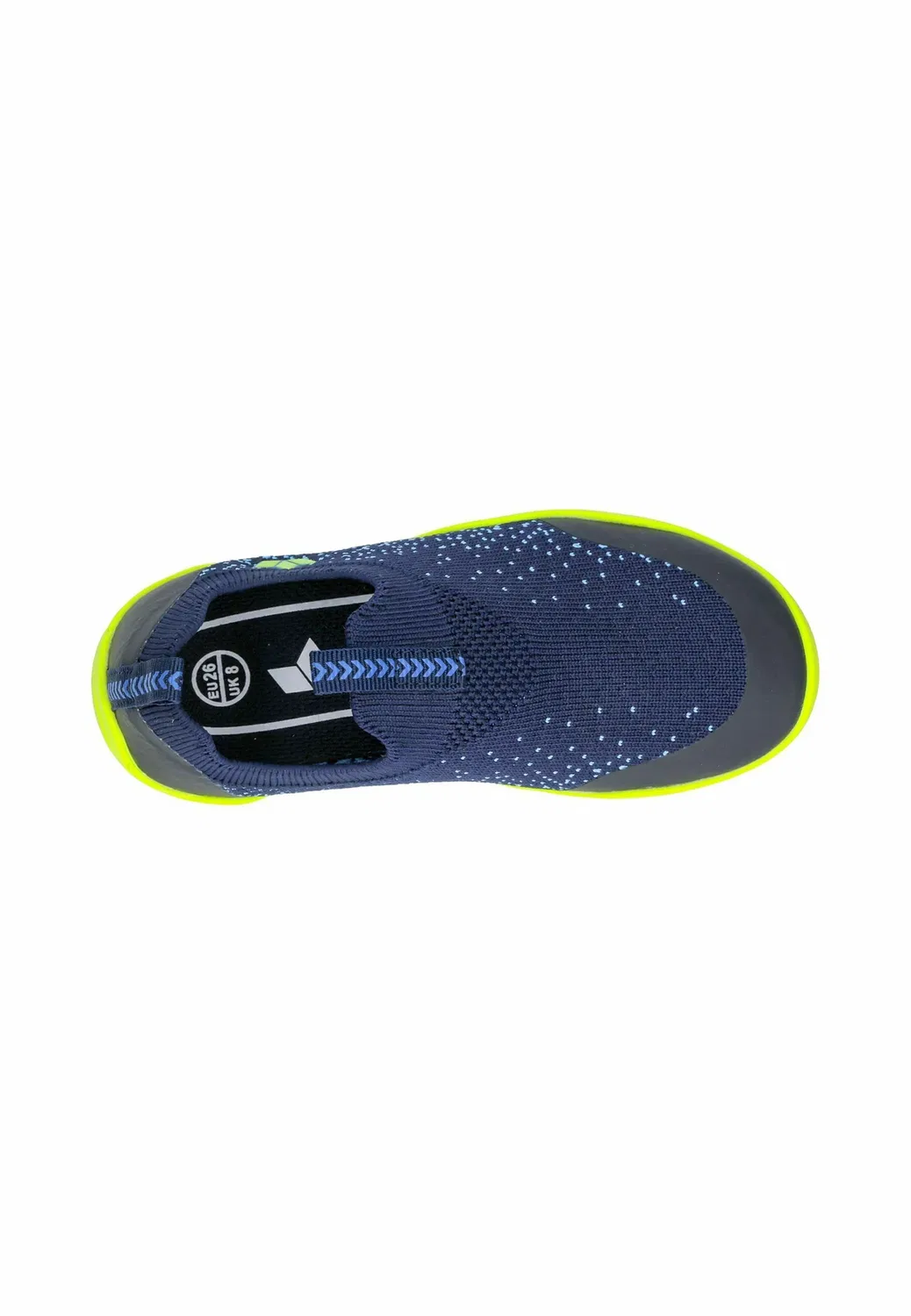 Barfussschuh aride Stretch - кроссовки для ходьбы Lico, Marine Blau Lemon — фото 3
