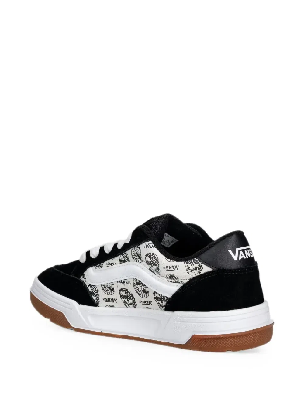 Детские кроссовки Vans Hylane с принтом "черепа" и вставками Vans Kids, черный — фото 3