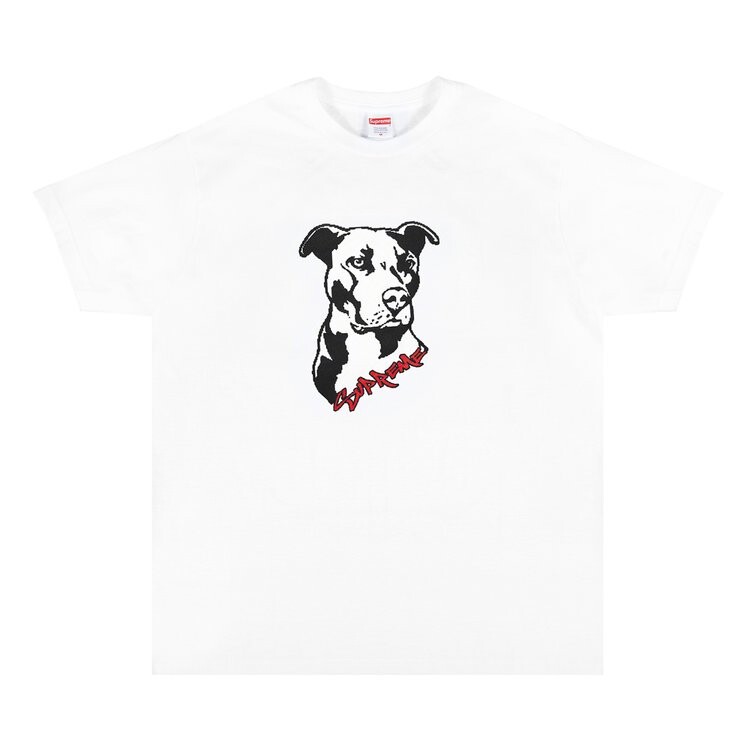 

Футболка Supreme Pitbull Tee 'White', белый