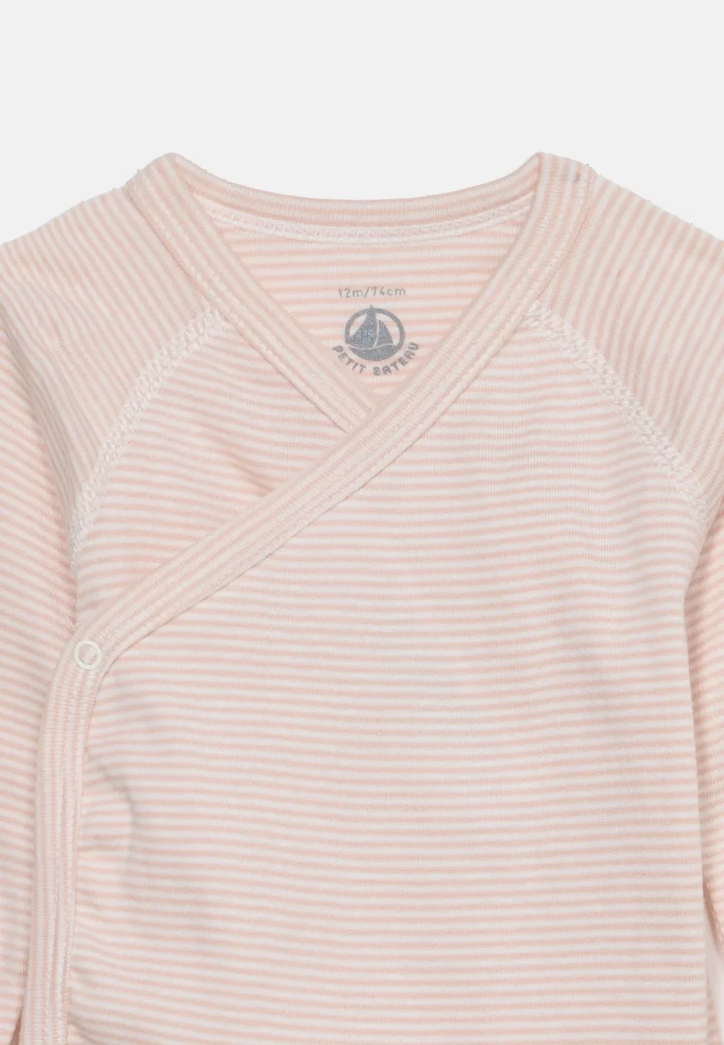 Bebe couche 3 pack - body Petit Bateau, Light Pink — фото 4