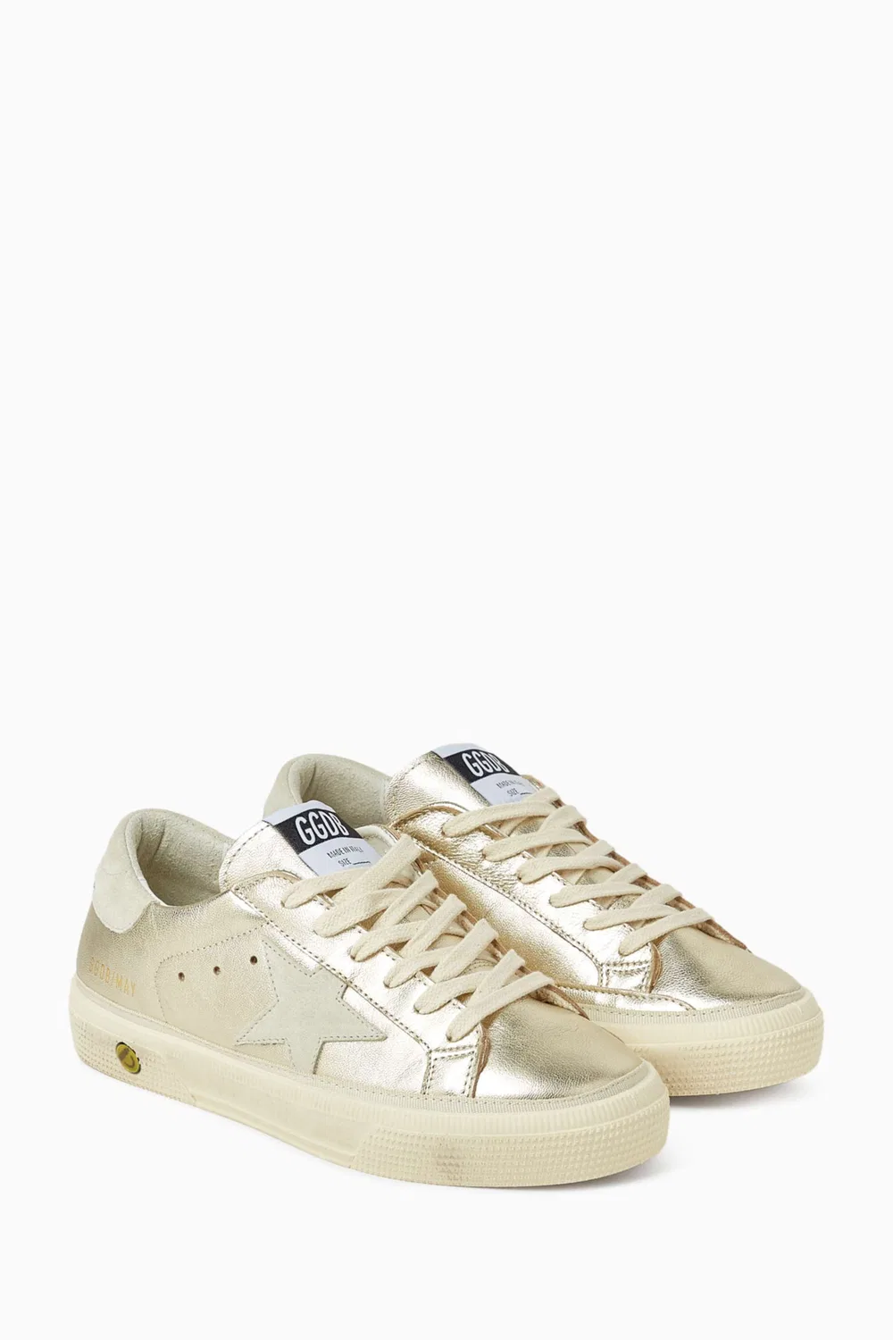 Кроссовки из ламинированной кожи May GOLDEN GOOSE