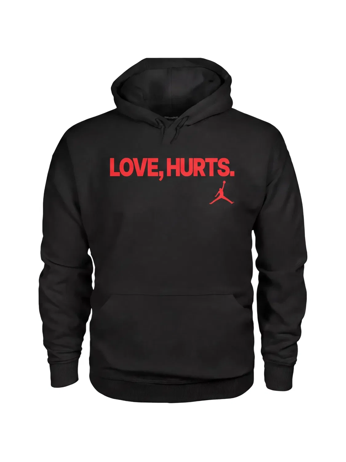 Худи Love Hurts Jalen Hurts Jordan, черный