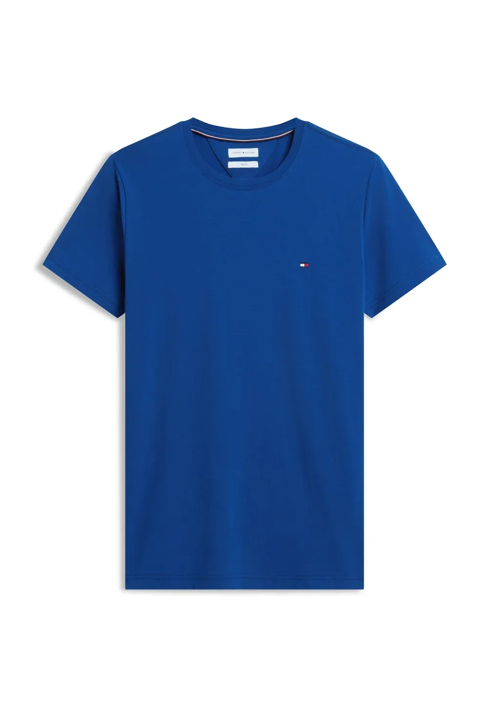 Облегающая футболка из эластичной ткани - базовая футболка Tommy Hilfiger, Opulent Blue — фото 4