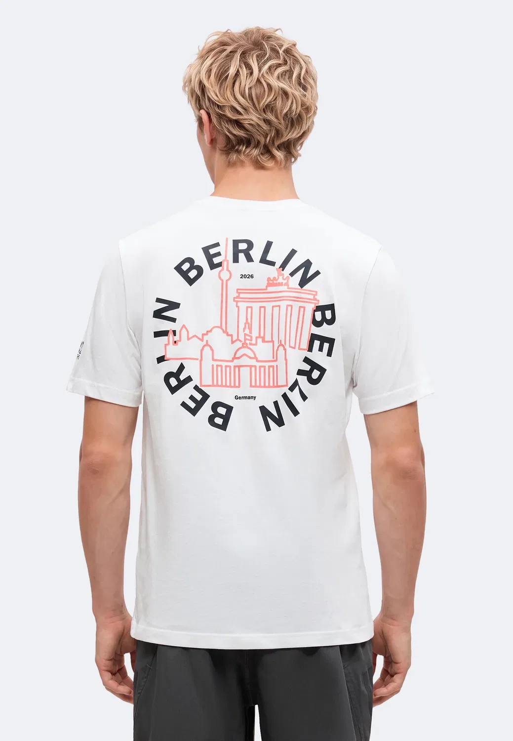 Футболка Ber26 - футболка с принтом Adidas Performance, White