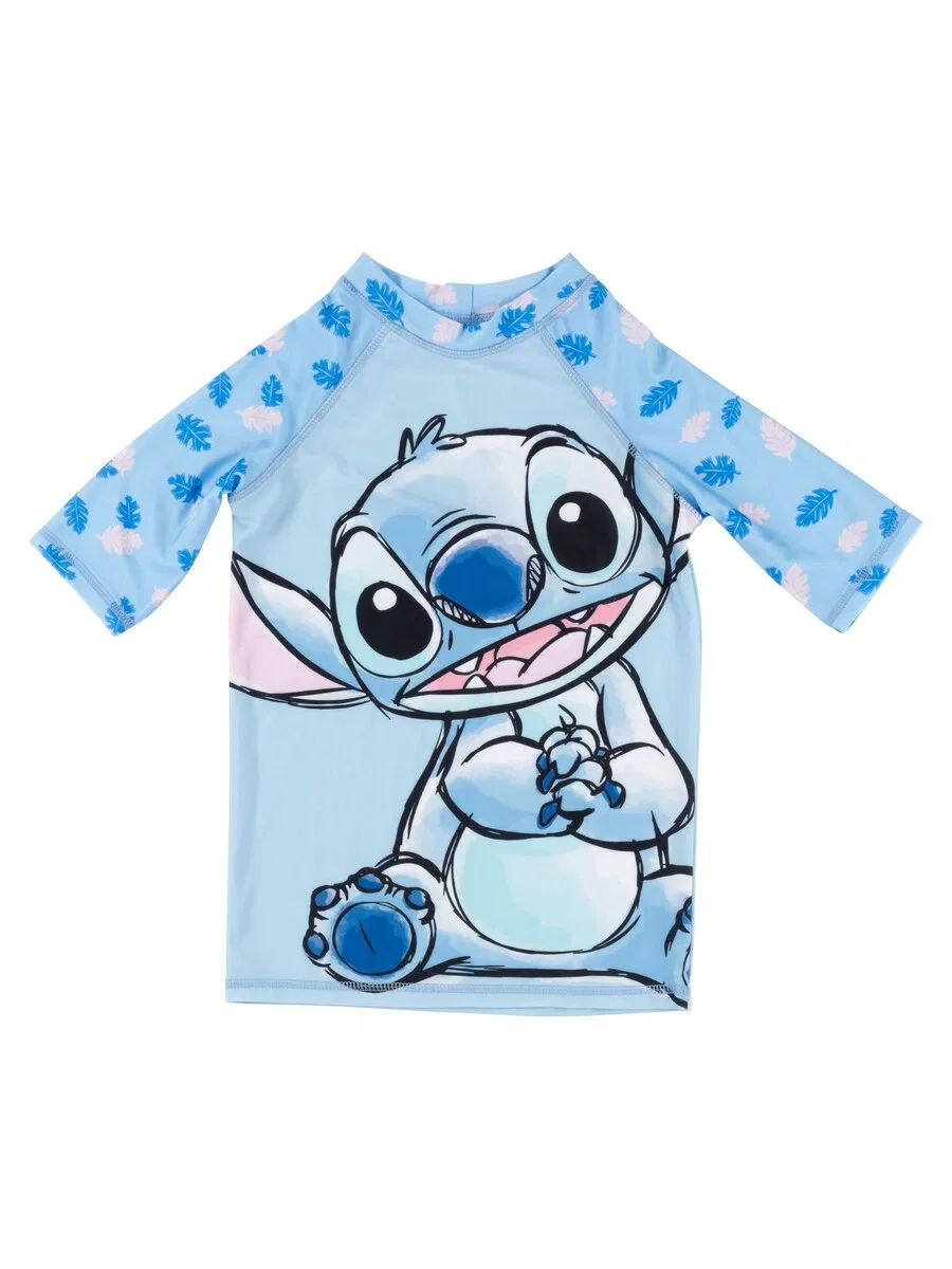Спортивный купальник Disney Lilo & Stitch 'UV-Schutz 30' синего цвета — фото 3