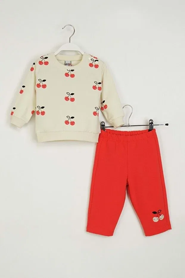 Детский комплект для девочек с принтом Ww Waka Waka Kids Store, Nude Color — фото 2