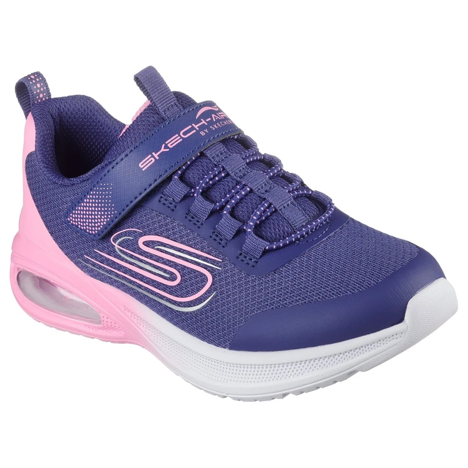 Детские текстильные кроссовки Slip-On с воздушной подушкой Skechers, Purple Pink