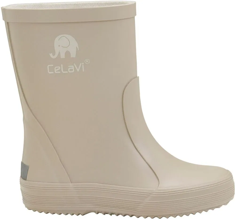 Резиновые сапоги детские Basic Wellies Solid Celavi, белый — фото 2