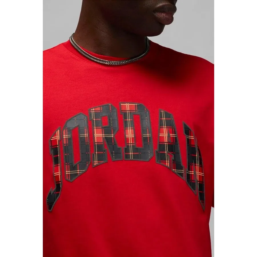 Футболка с принтом Jordan Holiday Ss Crew Nike, Красный — фото 3