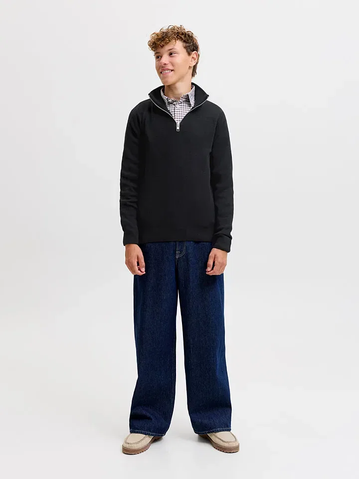 Пуловер темно-синий Milano Jack & Jones Junior, темно-синий