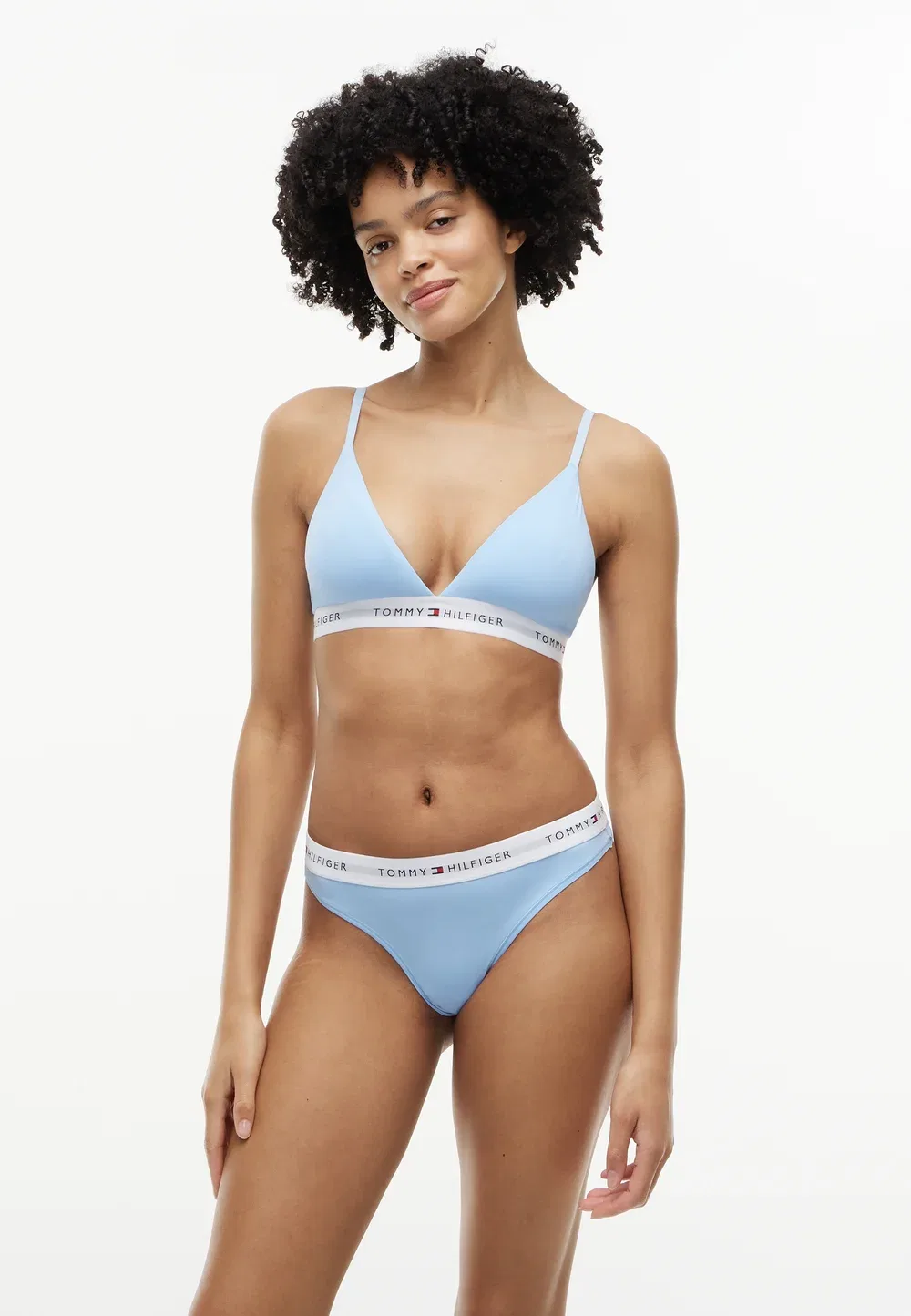 Фирменные микро-стринги Tommy Hilfiger, Light Powdery Blue — фото 2