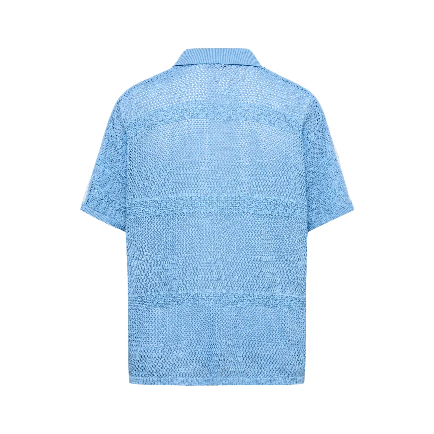 Рубашка-поло с v-образным вырезом свободная Adidas Originals, Blue — фото 3