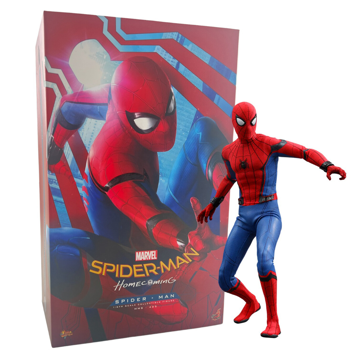 

Фигурка Hot Toys Spider-Man: Homecoming – Spider-Man (Regular Edition) MMS425, 28,5 см