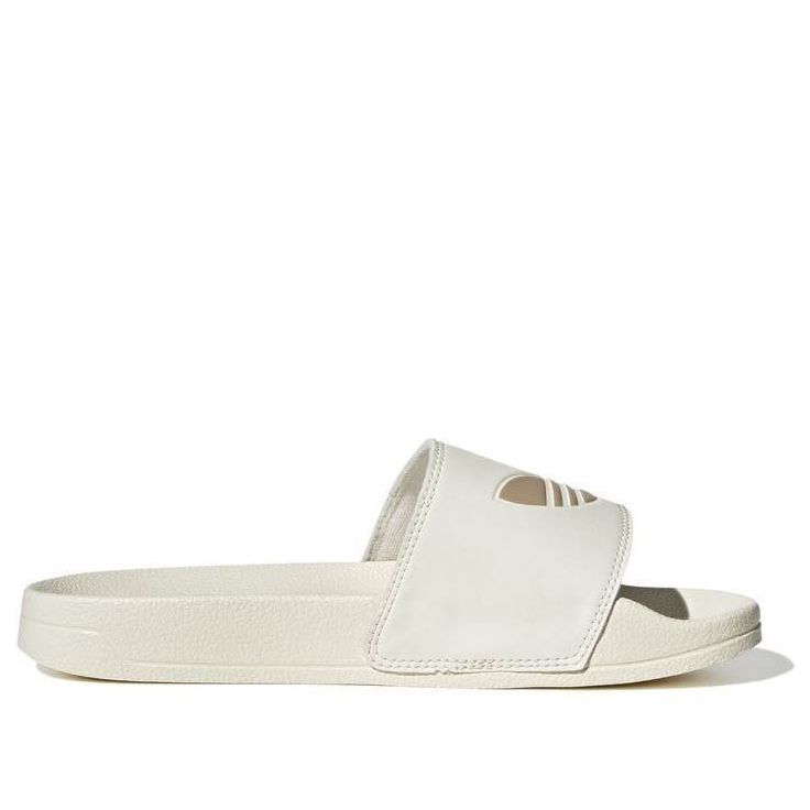 Шлепанцы (WMNS) adidas Adilette Lite Slides 'Off White Warm Sandstone' — фото 2