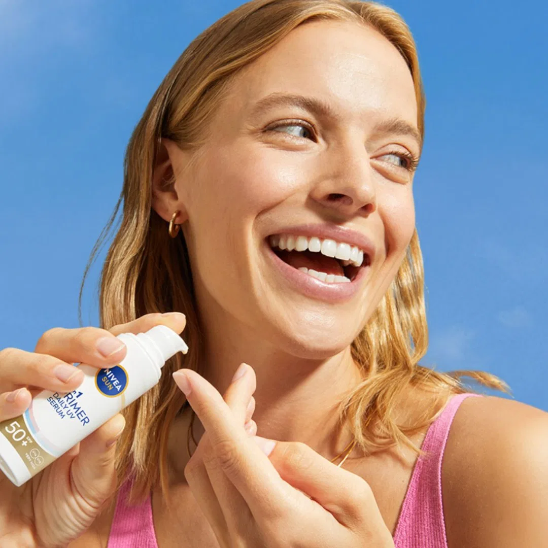 Солнцезащитная сыворотка-праймер SPF50+ 30 мл Nivea Sun Primer Daily UV — фото 4