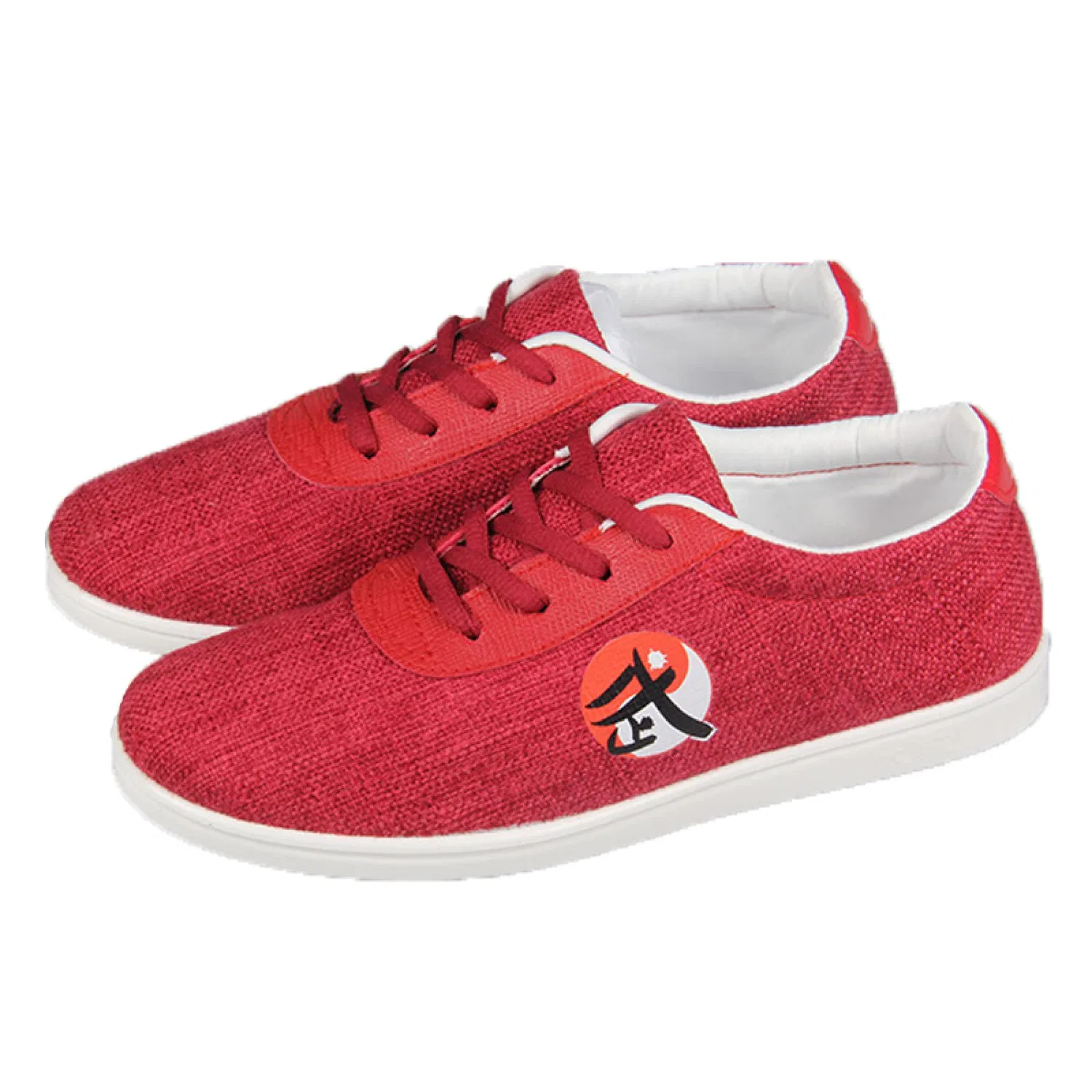 Детские спортивные тапочки из льна LIURUI, Red-43