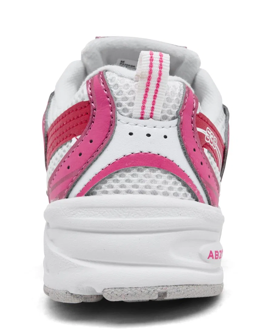 Кроссовки с технологией ABZORB для маленьких девочек, модель 530 New Balance, Pink Satin — фото 4