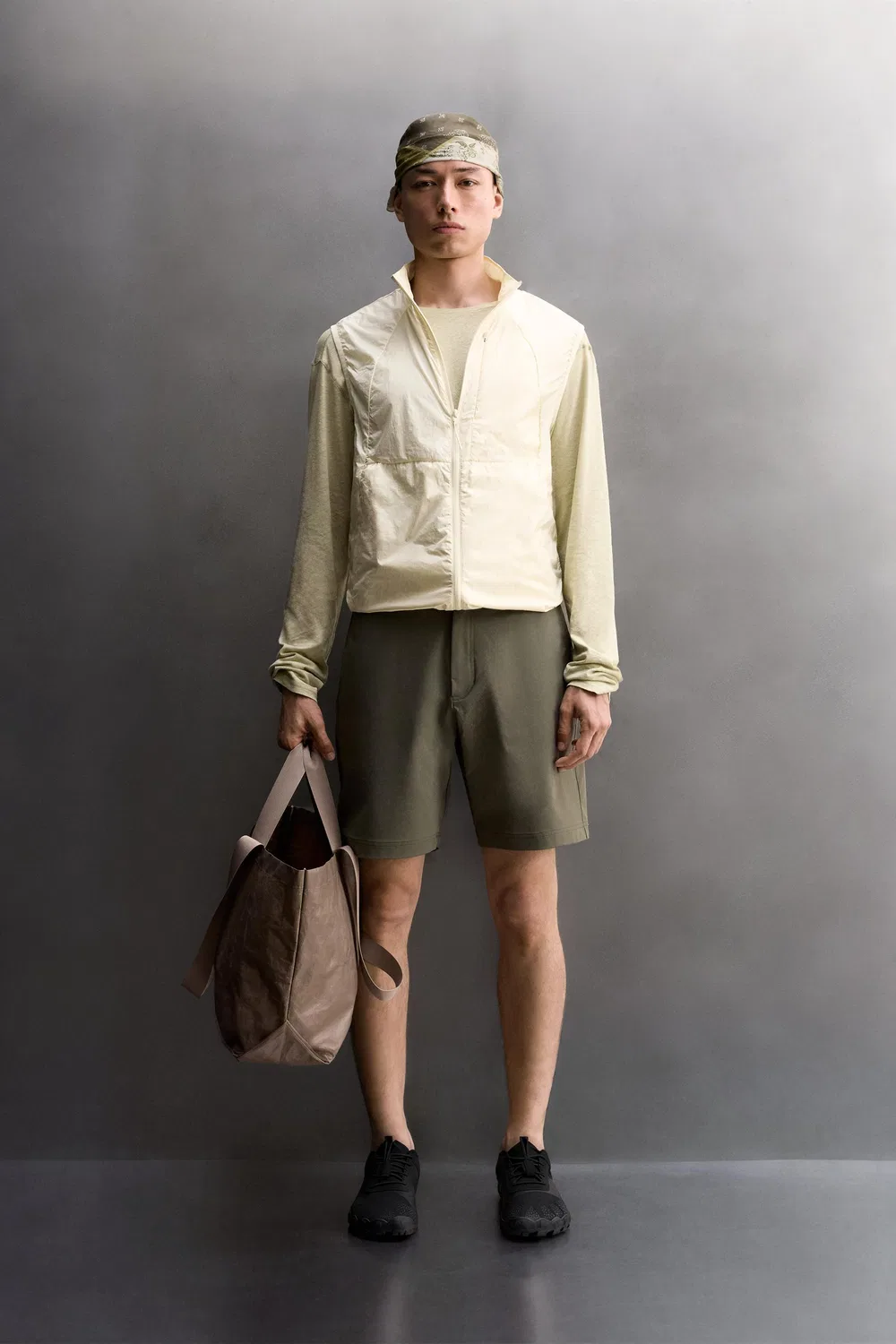 Легкий технический жилет ZARA, Bone