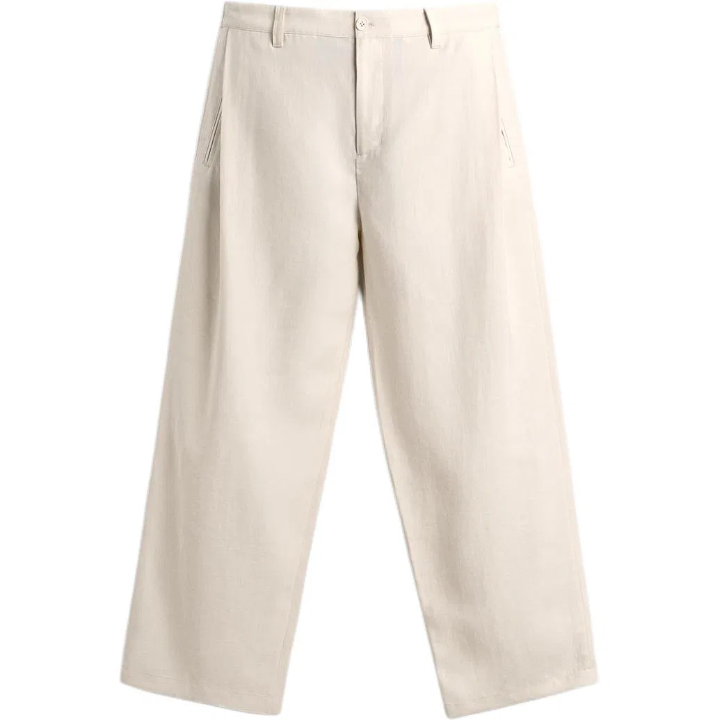 Мужские брюки повседневные прямого кроя Medium Nude ZARA
