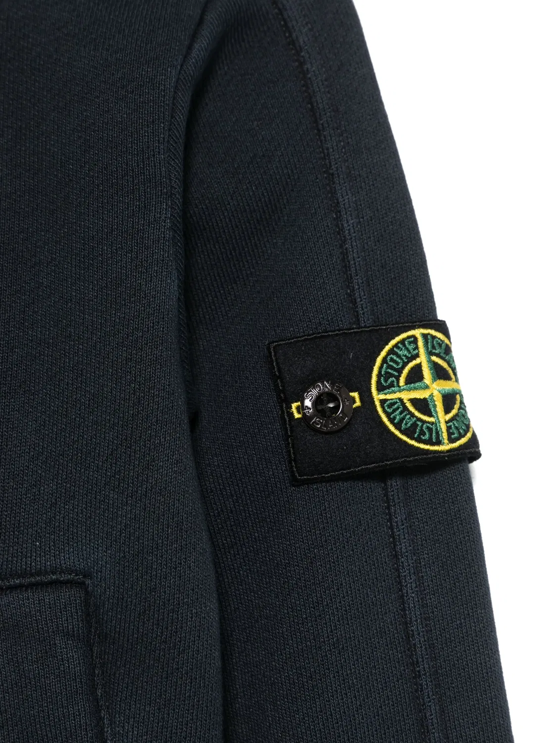 Свитшот с эмблемой компаса Stone Island, синий — фото 2