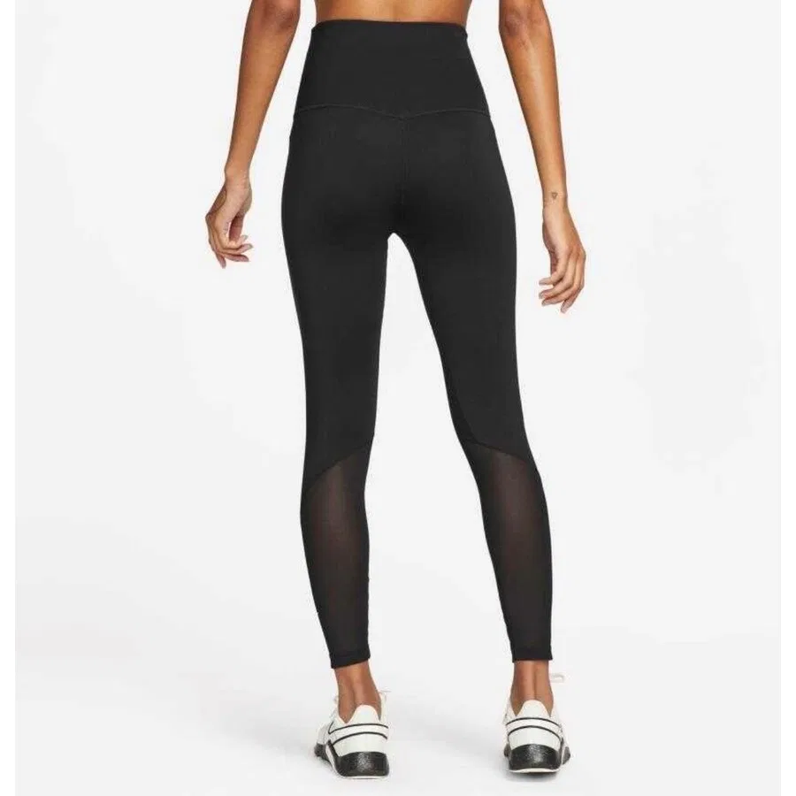 Женские леггинсы 7/8 с высокой посадкой One Dri-FIT Nike, Черный — фото 3