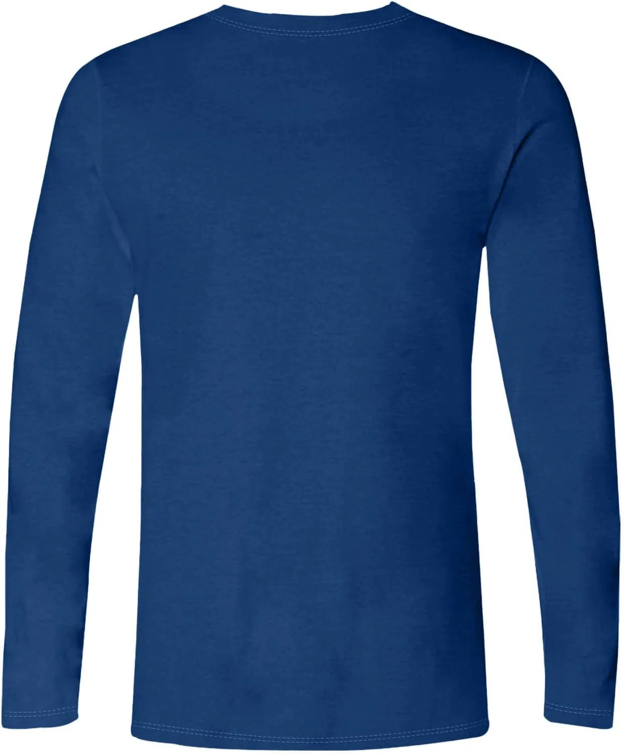 Мужская свободная футболка с длинным рукавом, Dark Blue — фото 4