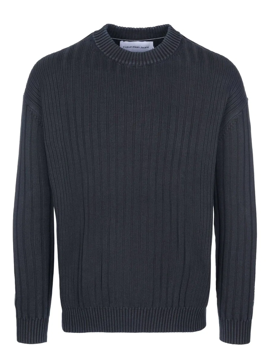 Свитер Calvin Klein 'Calvin Klein Jeans Pullover' цвета антрацит