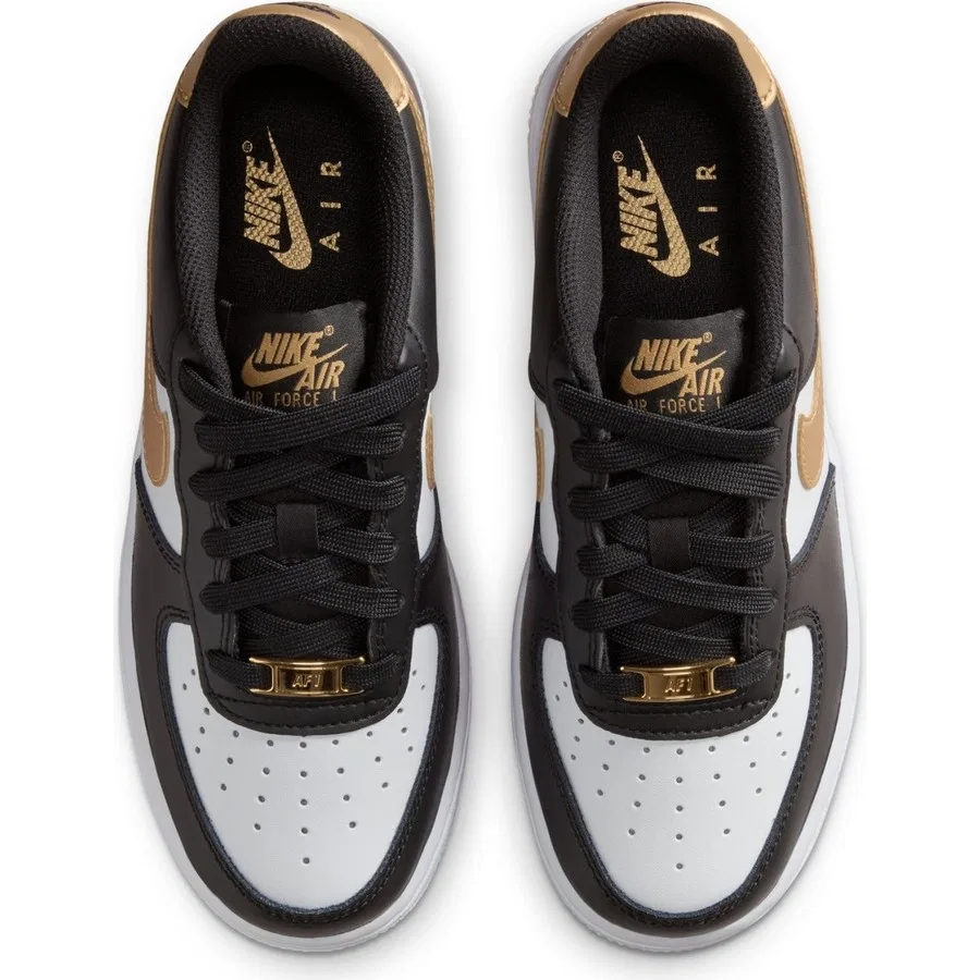 Кроссовки спортивные с Air-Sole Nike Air Force 1 GS, Черно-белый — фото 4