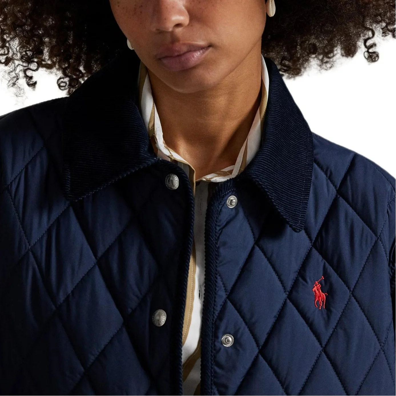Пуховик Polo Ralph Lauren, темно-синий — фото 4